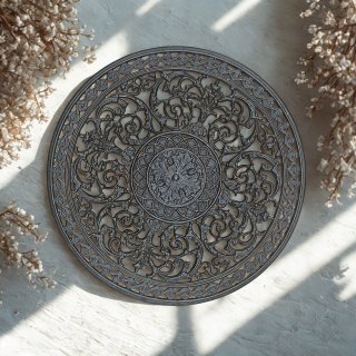 Vintage SHW Wasseralfingen Gusseisen Wandteller – Modell 3002 – 60er/70er Jahre – Ø 21cm