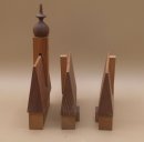 Kurrende-Gruppe mit Kirche & Häusern – VERO Olbernhau 70er Jahre – Erzgebirge Sternsinger Set