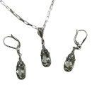 Exklusives Art-Deco Amethyst Schmuckset aus 925 Silber – Handgefertigt in Deutschland