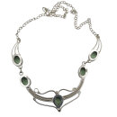 Edles Peridot Collier aus 925 Sterling Silber – 50 cm – Handgefertigtes Tribal Boho Design