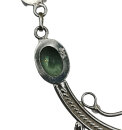 Edles Peridot Collier aus 925 Sterling Silber – 50 cm – Handgefertigtes Tribal Boho Design