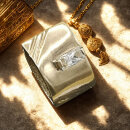 Edler Vintage Bergkristall Anhänger aus 333 Gelbgold...