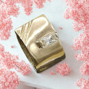 Edler Vintage Bergkristall Anhänger aus 333 Gelbgold – Original 80er Jahre Design