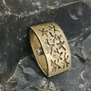 Edler Vintage Bergkristall Anhänger aus 333 Gelbgold – Original 80er Jahre Design