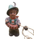Antiker Goebel Rauchverzehrer Junge mit Ziehharmonika – Hummel-Stil TMK-2 (1950er)