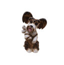 Vintage Rauchverzehrer Hund – Heinz & Co. Porzellanfigur 1950er Jahre – Modernisierte Elektrik