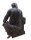 Antike Skulptur „Der nachdenkliche Dante“ nach Jerónimo Suñol – Zinkguss ca. 21 cm