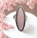 Vintage Navajo Ring Sterlingsilber mit Pink Conch Muschel...