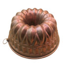 Antike Gugelhupfform aus Kupfer mit Sternrohr – Historische Backform um 1900, Ø 23,5 cm