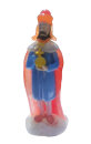 Böhmische Glasfigur König / Zar – Handgearbeitetes Hüttenglas massiv 21 cm