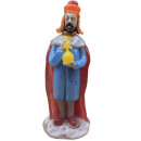 Böhmische Glasfigur König / Zar – Handgearbeitetes Hüttenglas massiv 21 cm