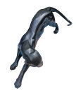 Originale Art Déco Panther-Skulptur um 1930 – Elegante Bronze-Raubkatze