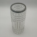 Vintage Bleikristall-Vase mit 925 Sterling Silberrand – Emil Hermann Waldstetten (20 cm)
