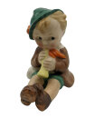 Seltene Goebel Hummel Figur Brezelbube KF 29/0 – Kronenmarke TMK-1 um 1940 mit historischem Souvenir-Stempel „Reit i. Winkl“