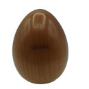 XL Deko-Ei aus Kirschbaumholz – Handgedrechseltes Unikat (91x70mm)