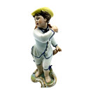 Ludwigsburg Porzellan Figur Wanderjunge Handbemalt – Seltenes Sammlerstück ca. 11 cm