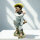 Ludwigsburg Porzellan Figur Wanderjunge Handbemalt – Seltenes Sammlerstück ca. 11 cm