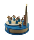 Erzgebirge Spieldose Orgelchor aus Holz – ca. 1990er Jahre