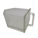 Vintage Poncet Küchenschütte aus Pressglas – ca. 1930-1950
