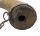Antikes Bodenlader-Pulverhorn mit Eisenkette – um 1800