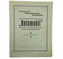 Art Déco Universal-Drehspiel Rotamobil aus Blech – ca. 1930