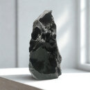Viktorianischer Obsidian-Solitär, roh – 19. Jh. Stil