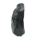 Viktorianischer Obsidian-Solitär, roh – 19. Jh. Stil
