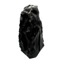 Viktorianischer Obsidian-Solitär, roh – 19. Jh. Stil