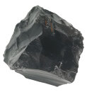 Viktorianischer Obsidian-Solitär, roh – 19. Jh. Stil