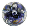Studioglas Briefbeschwerer Paperweight „BÜ“ – 1993