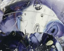 Studioglas Briefbeschwerer Paperweight „BÜ“ – 1993