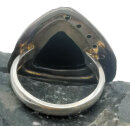 Modern Gothic Onyx-Ring aus 925er Silber – Dark Academia
