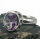 Moderner Silberring mit ovalem Amethyst – Neuware