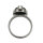 Modern Victorian Lava-Ring mit Granat aus 925 Silber – RG57