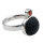 Modern Victorian Lava-Ring mit Granat aus 925 Silber – RG57