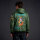Vintage Ed Hardy Echtleder-Kapuzenjacke XXL – frühe 2000er