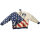 Vintage Serge Platini USA Lederjacke L – Stars and Stripes 90er