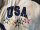 Vintage Serge Platini USA Lederjacke L – Stars and Stripes 90er