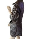 Vintage 70er Jahre Herren-Lederjacke Kastanienbraun – Gr. M/L (Etikett 56)