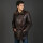 Vintage 70er Jahre Herren-Lederjacke Kastanienbraun – Gr. M/L (Etikett 56)