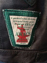 Vintage AWACS Lederjacke XL – Two-Tone Fliegerjacke Braun-Grün