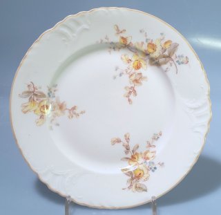 Kuchen / Dessert Teller  Blumendekor Nymphenburg von 1894